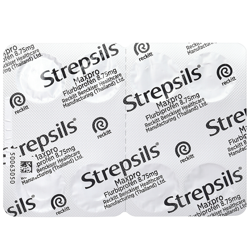 Viên ngậm Strepsils Maxpro mật ong & chanh giảm đau họng, chống viêm (2 vỉ x 8 viên) - 10